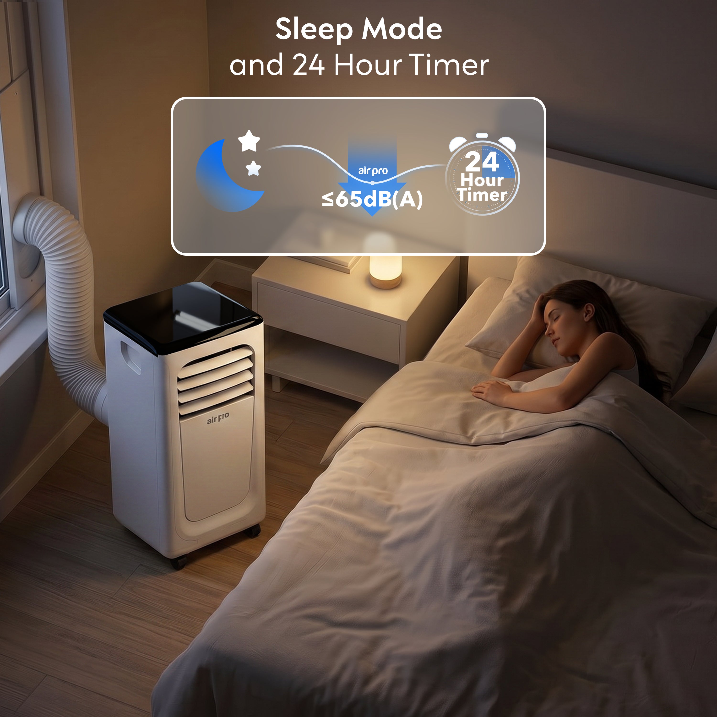 9,000 BTU 4-in-1 Mobile Air Conditioner (WiFi Enabled)