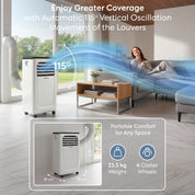 9,000 BTU 4-in-1 Mobile Air Conditioner (WiFi Enabled)