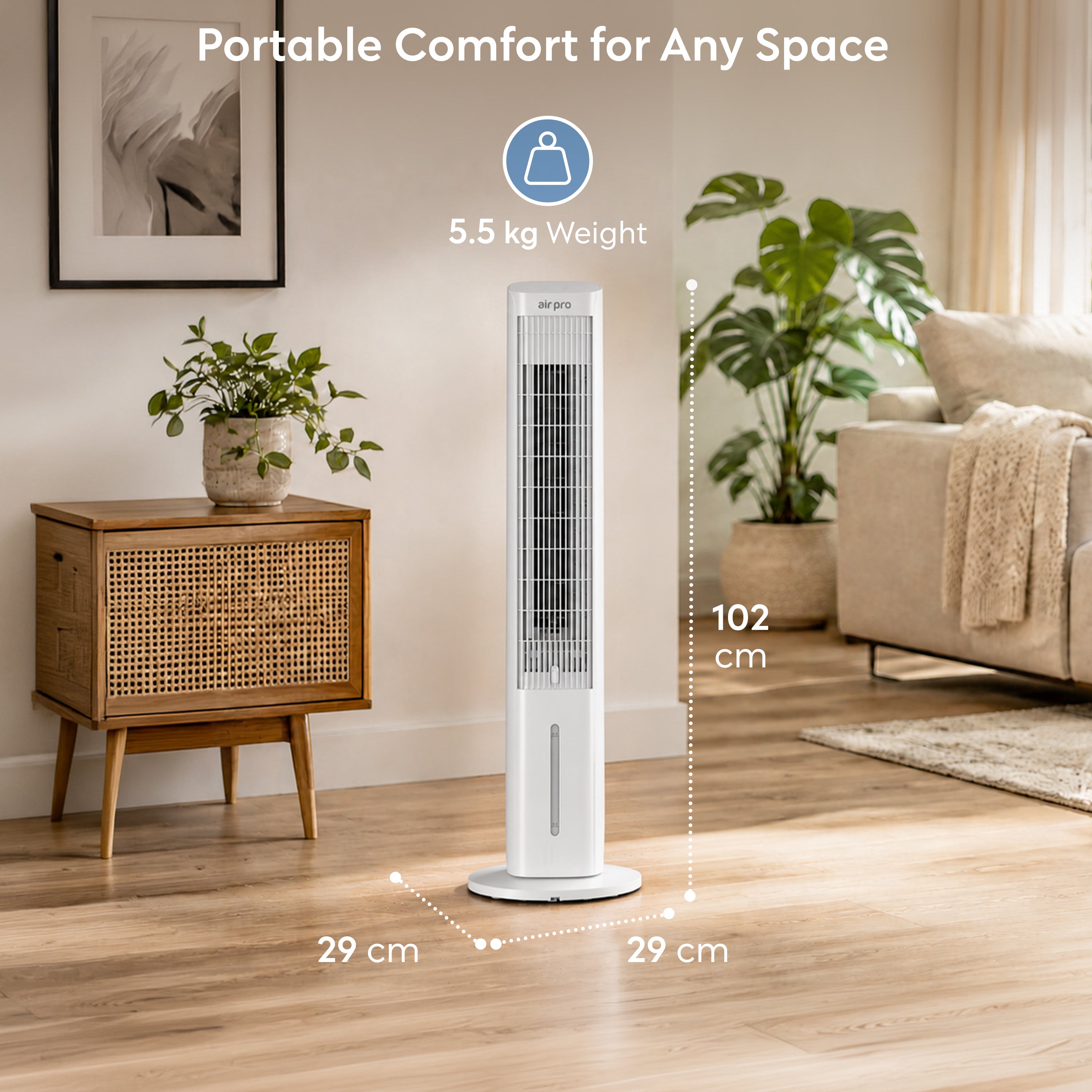 3-in-1 Portable Air Cooler (SmartVoice™ Enabled)