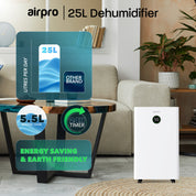 Digital Dehumidifier 5.5L Tank 24H Timer - 16L/25L Daily Extraction