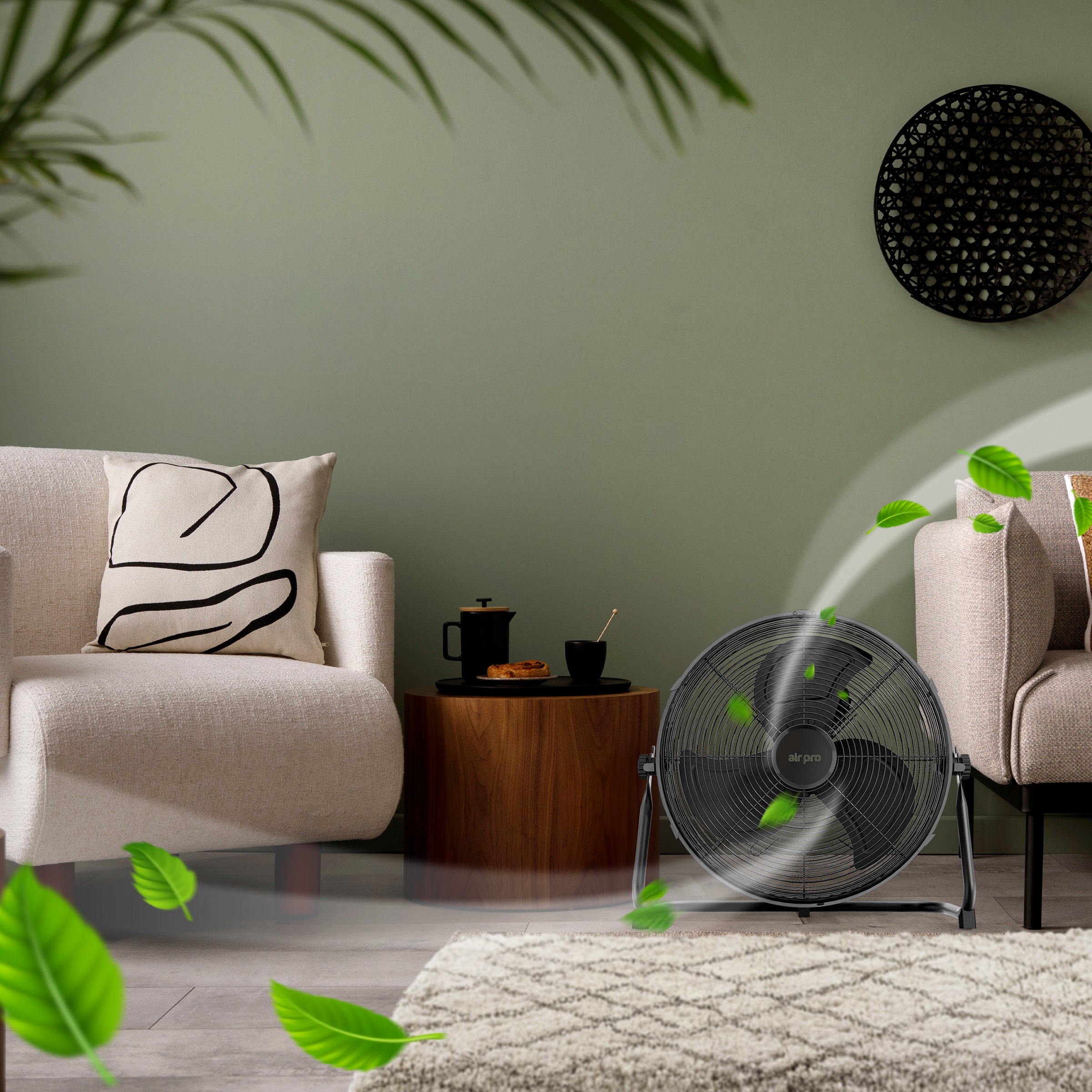 16" Circular Floor Fan