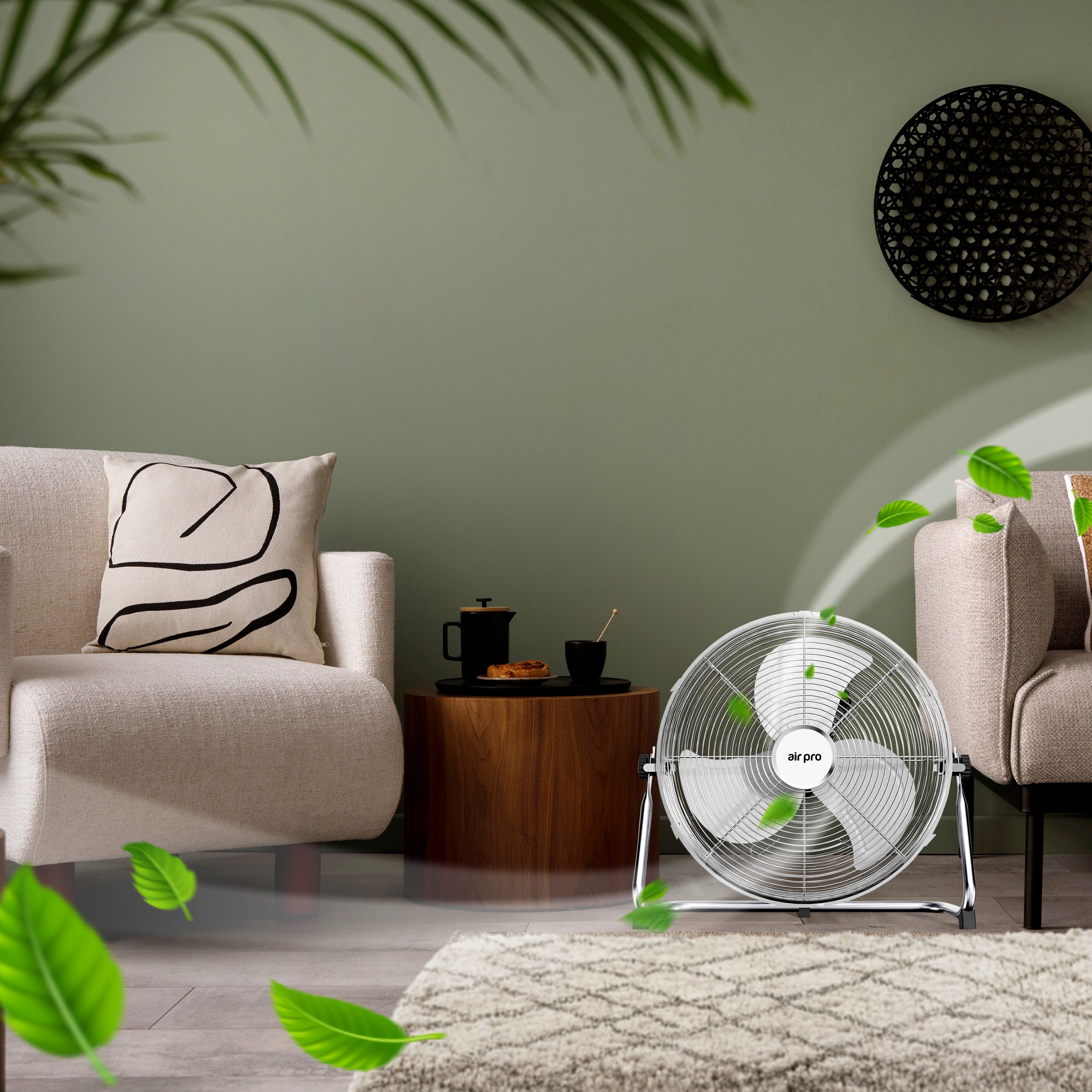 16" Circular Floor Fan