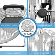 16" Circular Floor Fan