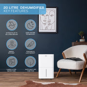 20L/Day Digital Dehumidifier (WiFi Enabled)