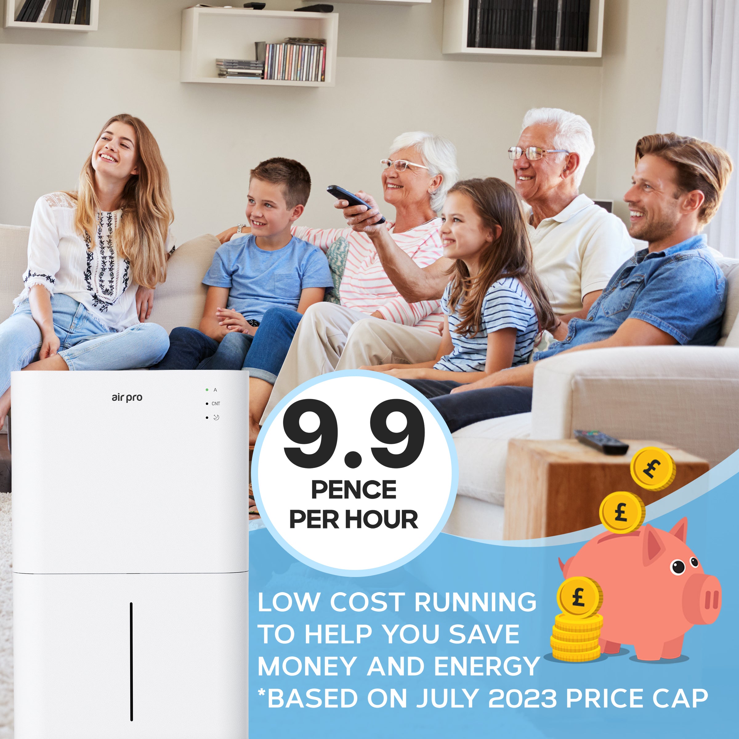 20L/Day Digital Dehumidifier (WiFi Enabled)