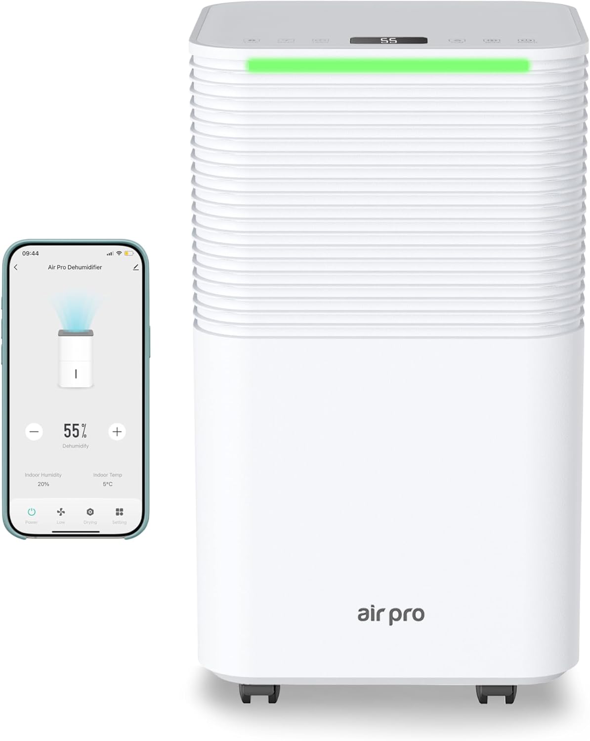 12L/Day Digital Compressor Dehumidifier (WiFi Optional)