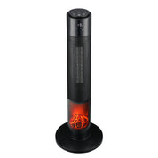 33" Tower Heater with LED Fireplace Effect 1000 / 2000W